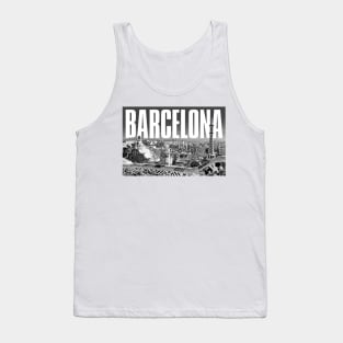 Barcelona Cityscape Tank Top